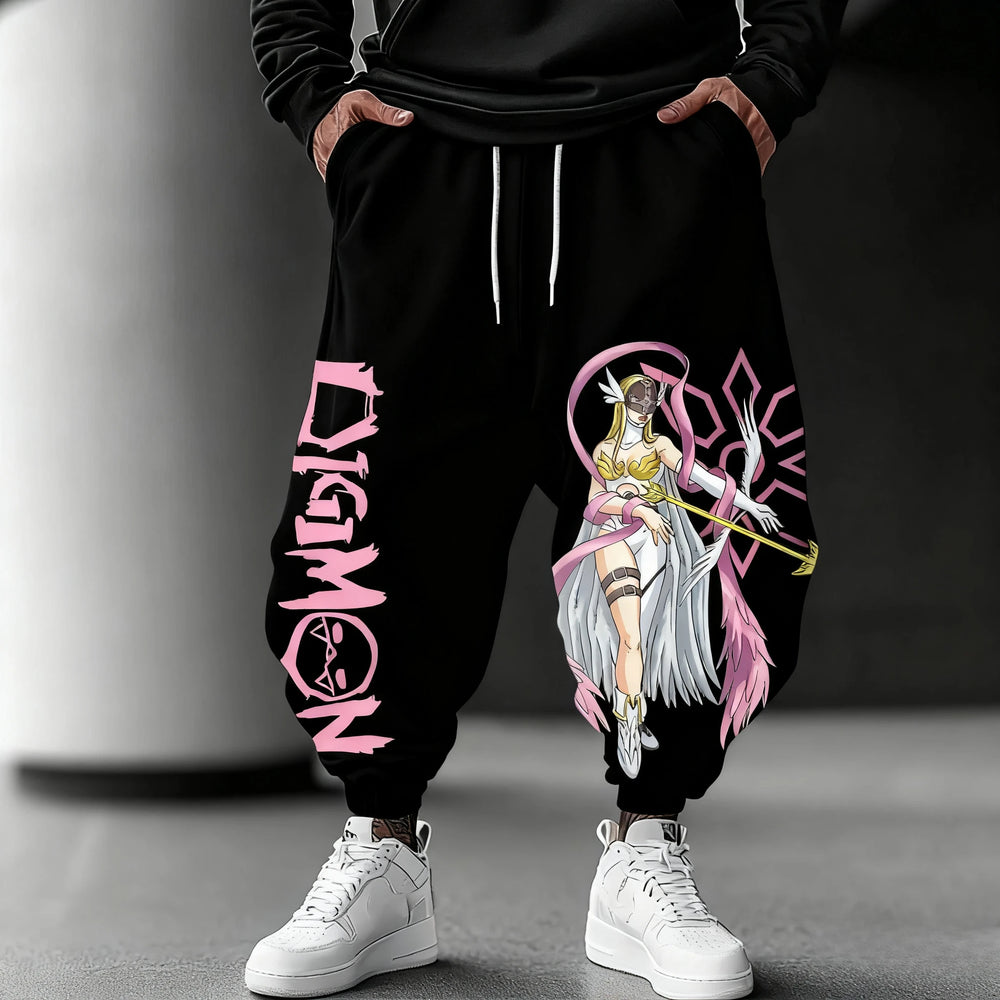 Digimon Joggers — Printed Cotton Sweatpants (Streetwear) 4