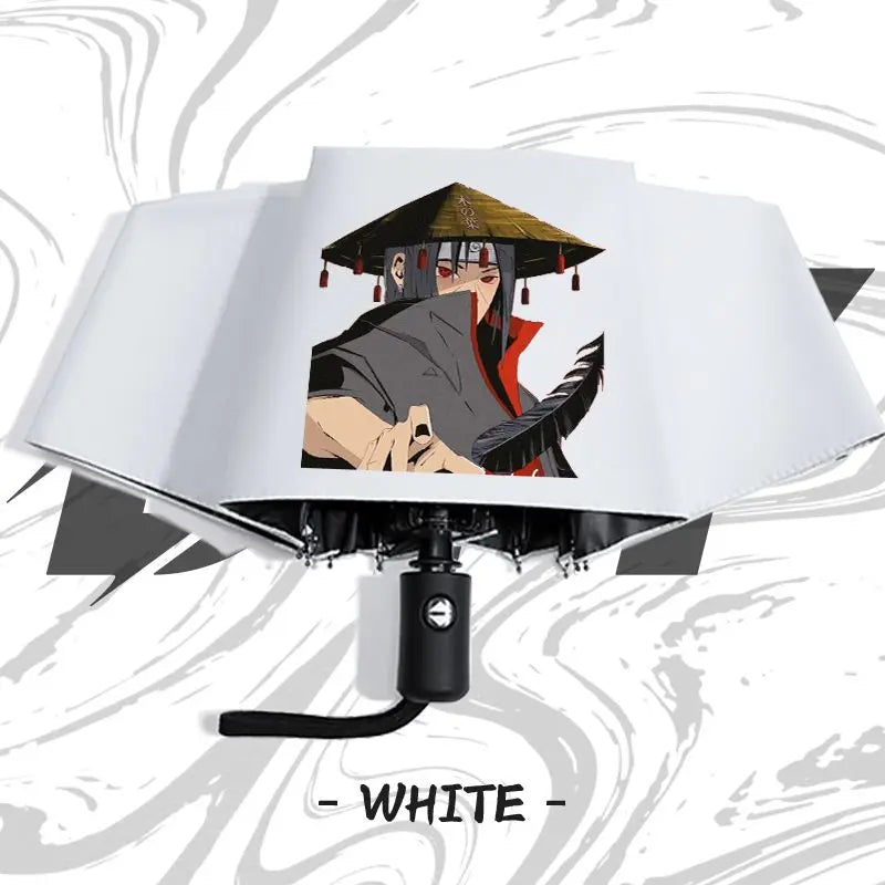 Naruto anime peripheral automatic umbrella Naruto Namikaze Minato Uchiha Itachi Kakashi Haruno Sakura sunshade umbrella gift
