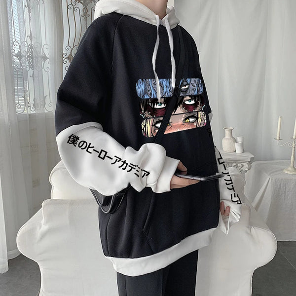My Hero Academia League of Villains Eye Graphic Hoodie Harajuku Streetwear