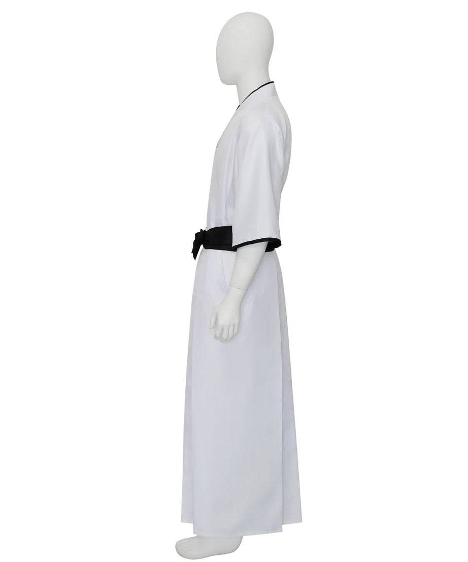 Hollow Ichigo Zangetsu Cosplay Costume – White Shinigami Kimono Outfit (Bleach)