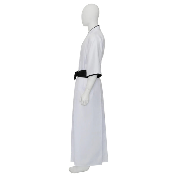 Bleach Hollow Ichigo Cosplay Costume — White Shinigami Kimono