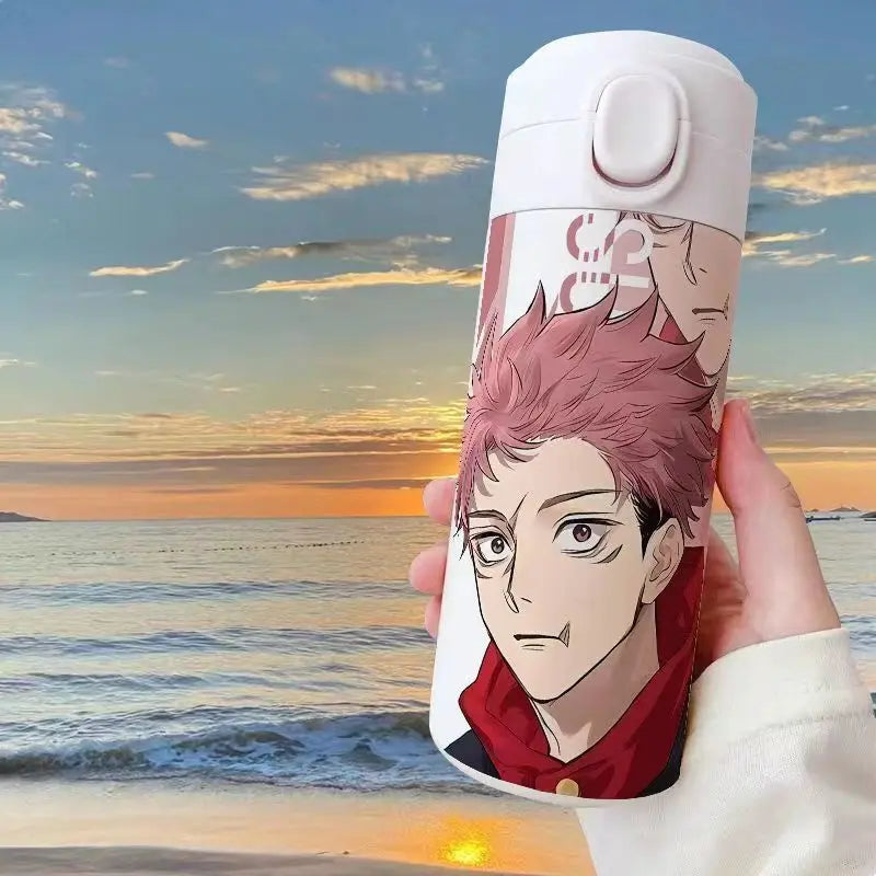 Gojo Satoru Jujutsu Kaisen Thermos Bottle – Anime Stainless Steel Water Cup