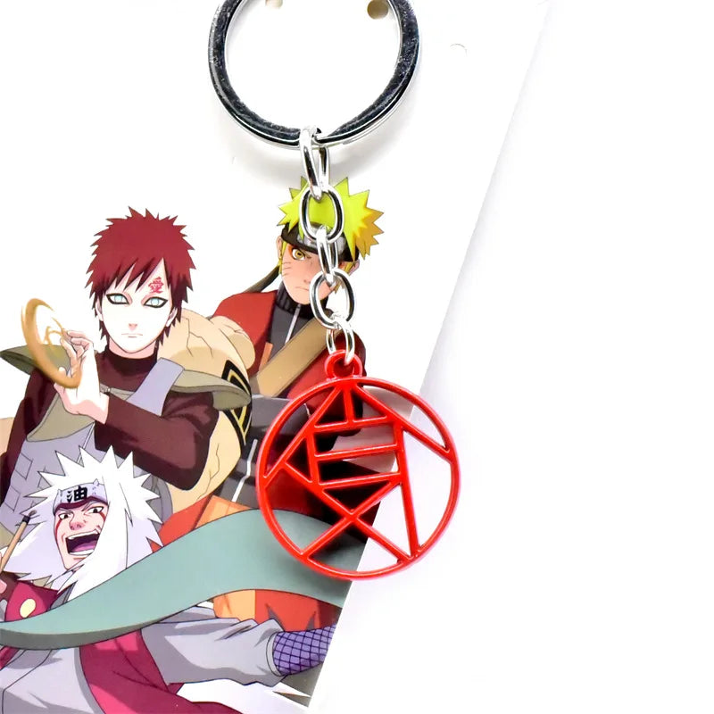 Anime Naruto Mask Enamel Keychain – Alloy Car Key Ring & Bag Pendant for Cosplay 7