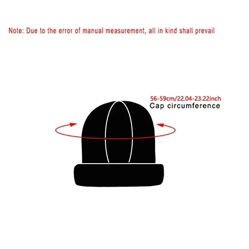 Beanies Women Autumn Winter Warm Hat Anime Akatsuki Cosplay Red Cloud Embroidery Caps For Men Knitted Bonnet Unisex