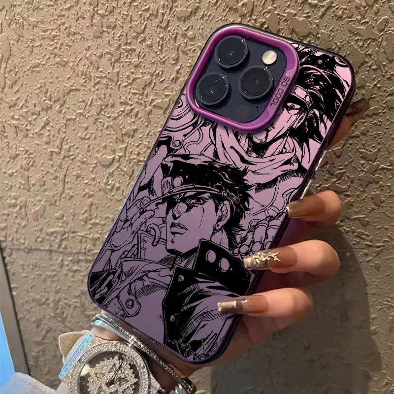JoJos Bizarre Adventure Art Coque For Apple iPhone 16e 16 14 15 13 11 Pro Max Case 15 Plus 12 13 Mini 16e Shockproof Phone Cover