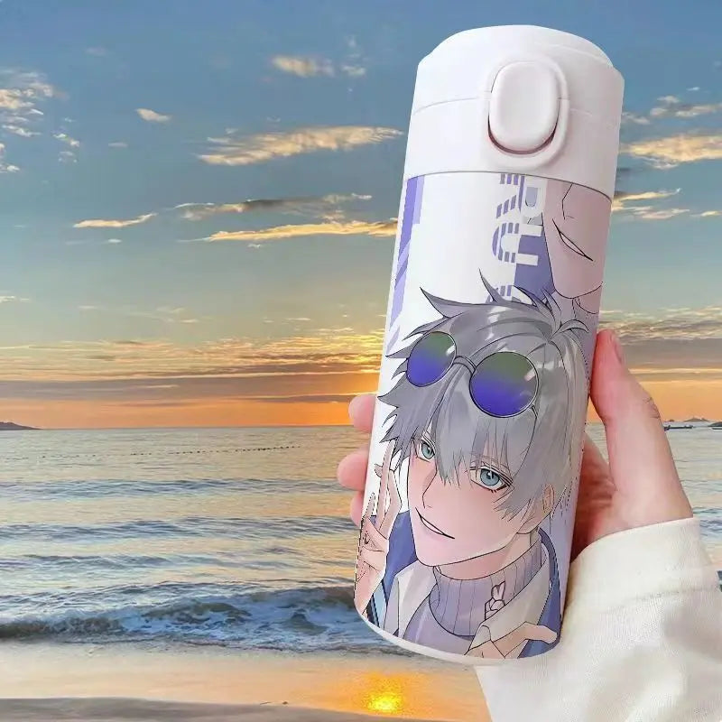 Gojo Satoru Jujutsu Kaisen Thermos Bottle – Anime Stainless Steel Water Cup