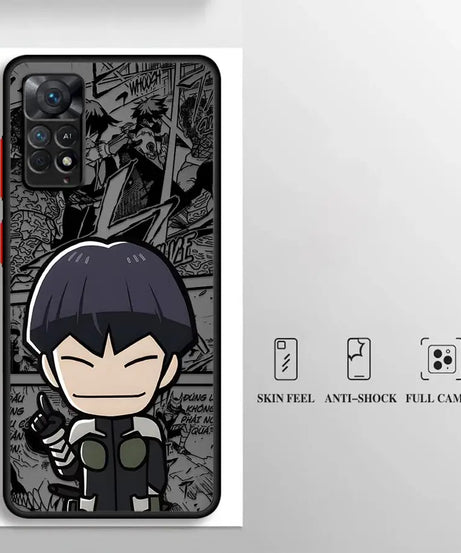 Anime Kaiju No.8 Phone Case for Xiaomi Redmi Note 11Pro 11T 14 10Pro 9 11S 9S 12 13 Pro 10S 9Pro 11 8 Matte Cover
