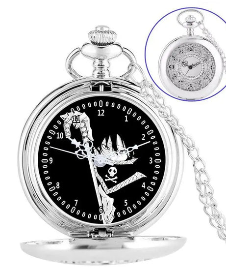 Anime two-dimensional full-time hunter pocket watch Killua Kura pickup Xiaojie personality necklace watch holiday gift