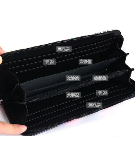 Anime Assassination Classroom Korosensei Long Women Wallets Men Card Holders Purse