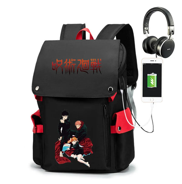 Jujutsu Kaisen Backpack — Large-Capacity Laptop & Travel Bag