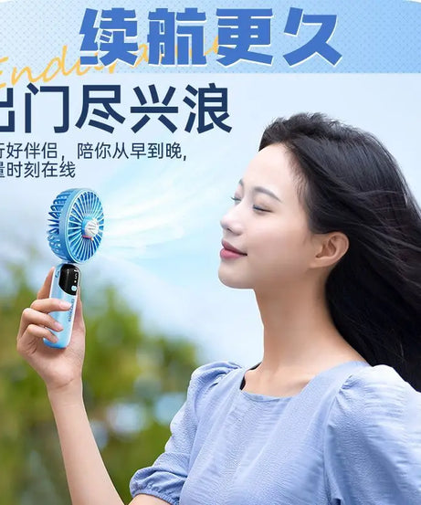 Doraemon Portable USB Fan – Foldable & Silent Cartoon Neck Fan for Students & Gifts