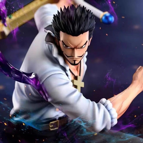 One Piece Dracule Mihawk PVC Action Figure — 23cm Statue