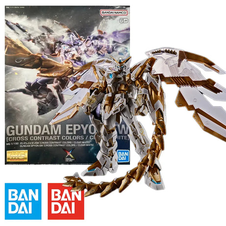 MG 1/100 GUNDAM EPYON EW CROSS CONTRAST COLORS CLEAR WHITE Model Kit Anime Action Fighter Assembly Toy Gift for Children