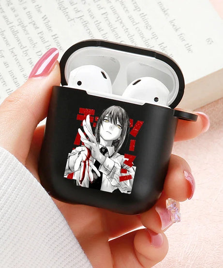 Anime Chainsaw Man Airpods Case for Apple Airpods Pro 2 1 2 3 Protective Denji Makima Aki Pochita Airpods Pro Case