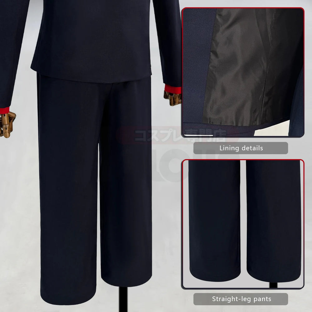 Anime Jujutsu Kaisen Yuji Itadori & Yuta Okkotsu Cosplay Costume – Upgraded Uniform Set 3