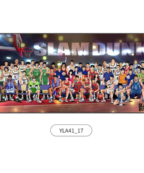 Slam Dunk Wall Art – Sakura Path Anime Mural for Bedroom or Living Room