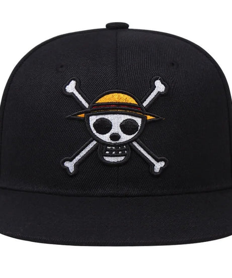 New Style Flat Brimmed Hat One Piece Peripherals Embroidered Street Dance Hip Hop Baseball Hat Men and Women Trendy Hats