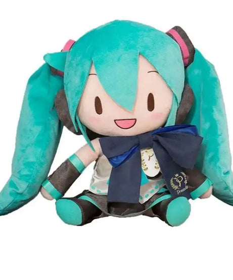 32Cm Kawaii Hatsune Miku Plush Doll Anime New Bow Miku Preciality Plush Pillow Sofa Ornaments Room Decoration Birthday Present