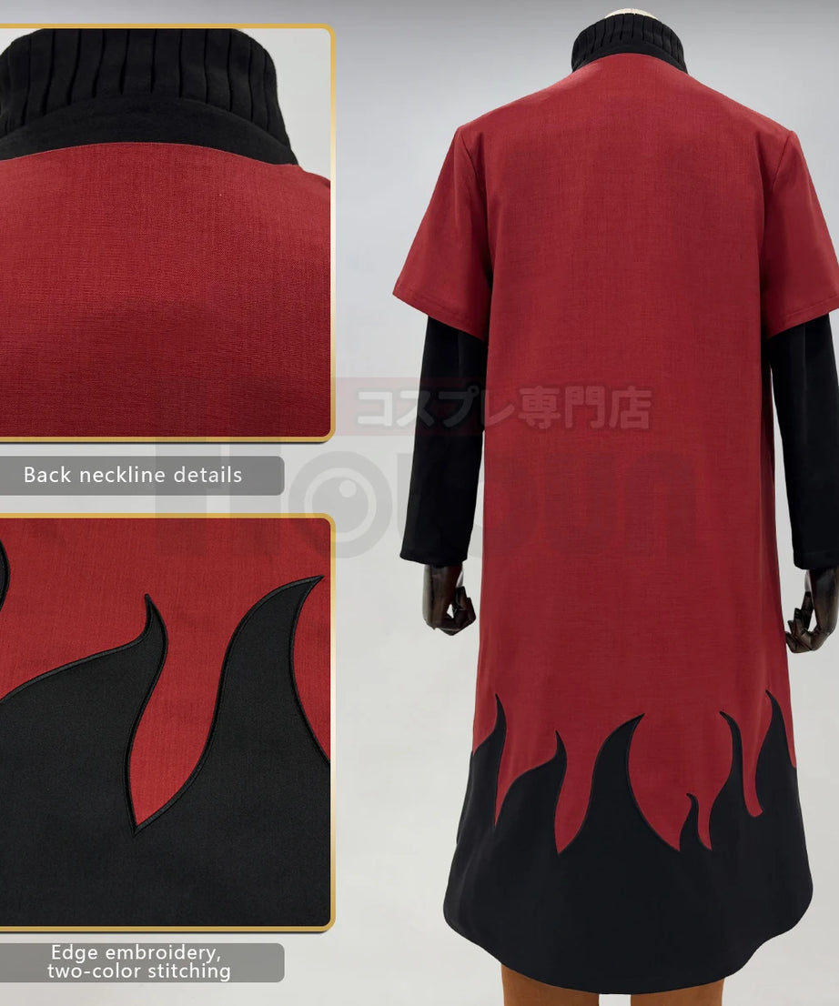 Naruto Uzumaki Cosplay Cloak – Unisex Anime Haori for Halloween & Conventions