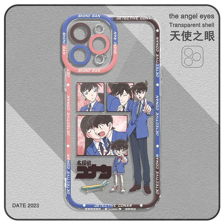 Anime Detective Conan Clear Phone Case for Xiaomi Poco X3 NFC X3Pro X4Pro M3 Pro Soft Cover for Mi 11 Lite 11T Pro Cover