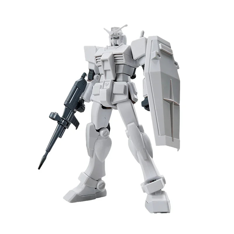 Model Kit Assemble Figure EG RX-78-2 Gundam Colorless Version Anime Characters Action Dolls Children's Toys