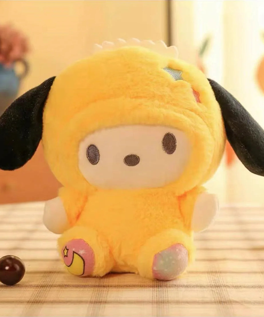 Sanrio 25Cm Anime Kuromid Toys Kawaii Mymelody Cinnamorol Plush Soft Stuffed Animals Doll Plushie Pillow Xmas