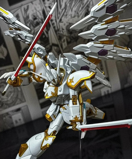 HG 1/144 Black Knight Squad Garuda Assembly Model Kit Action Figure Anime Mecha Toy With Water Decals Decor Fan Collectable Gift