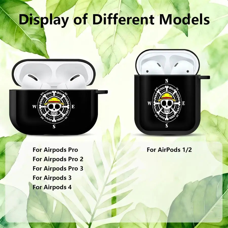 One Piece Logo AirPods Case (AirPods 1 / 2 / 3 / Pro) — Bold Print 2