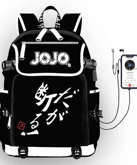 JoJo's Bizarre Adventure Anime Backpack Student School Shoulder Bag Large Capacity Youth Outdoor Travel Backpack Fashion Gift