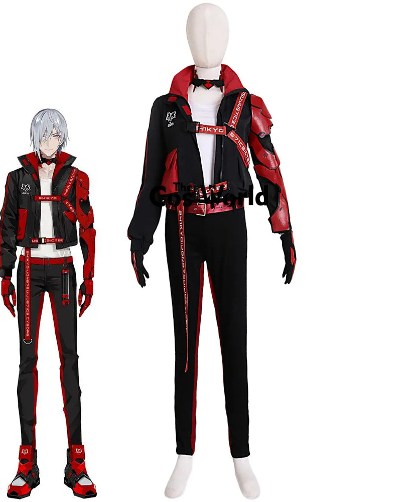 Virtual YouTuber Vtuber Noctyx Fulgur Ovid Uniform Outfits Anime Cosplay Costumes