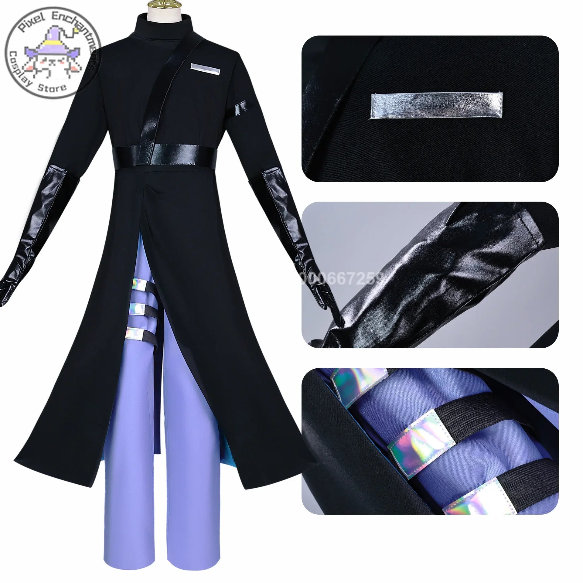 Alien Stage R5 Ivan Cosplay Costume Uniform Halloween Carnival Party Christmas Anime Roleplay Wig Clothes Full Set for Women Men