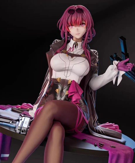 26cm Honkai Star Rail Kafka Sitting Action Figures Studio Version Pvc Ornament Game Character Model Ideal Gift Kids Collectors