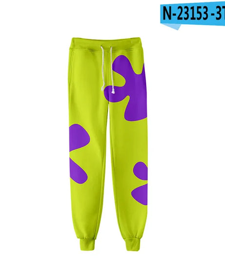Anime Patrick Star 3D Joggers Pants Men/Women Casual Trousers Harajuku Hip Hop Sweatpants Pantalon Homme Streetwear