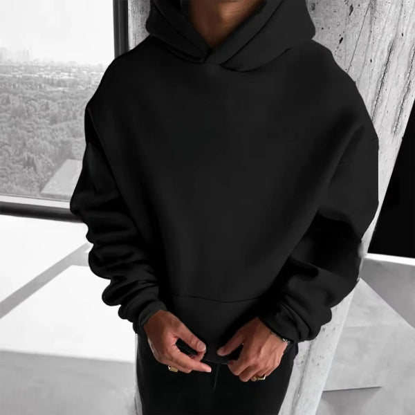 One Piece Print Hoodie — Oversized Cotton Sweatshirt