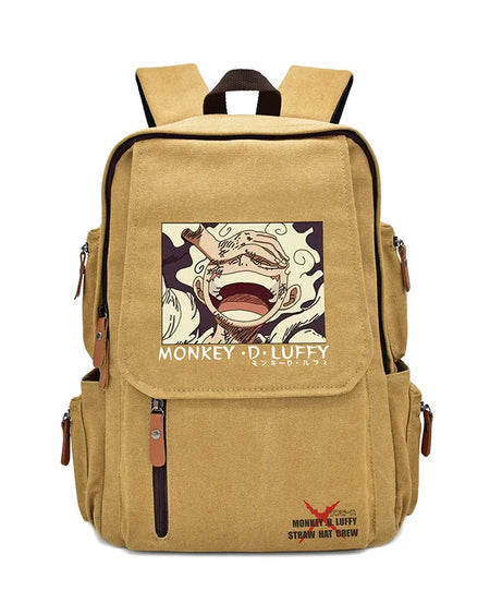 Anima One Piece Peripherals Luffy Ace Premium New Rucksack School Bag Trendy Large Capacity Backpack Bag Birthday Fan Gift