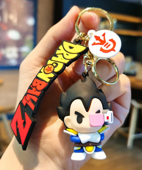 Dragon Ball Sun Wukong Keychain 3D Doll Pendant Handmade Backpack Accessories Creative Keychain Shoulder Bag Decoration Supplies