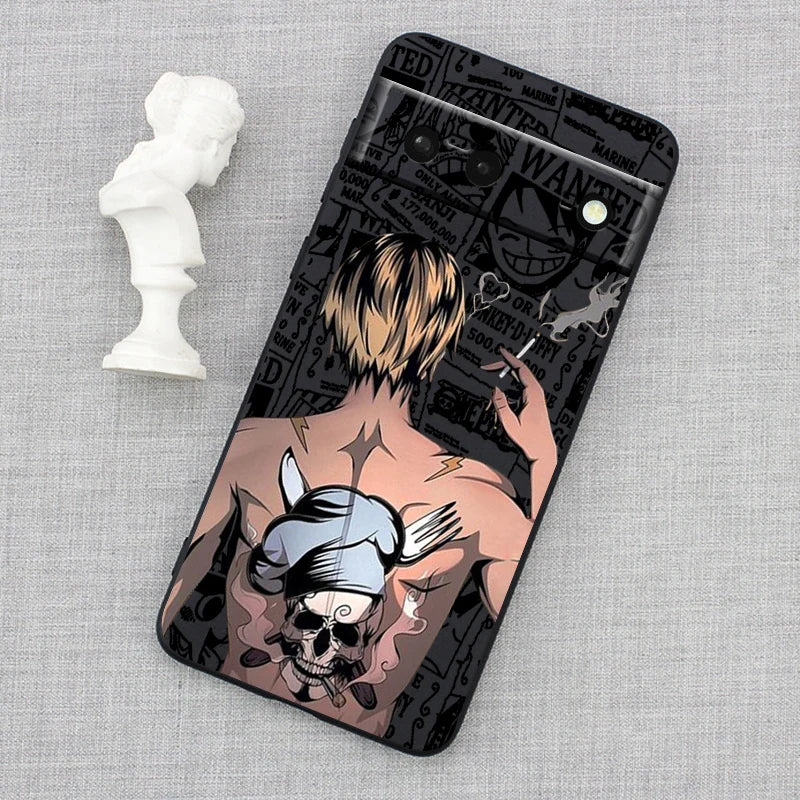 One Piece Shockproof Silicone Case – Google Pixel 4 to 9 Series