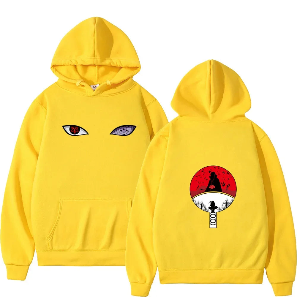 Anime Naruto Itachi Uchiha Graphic Hoodie – Akatsuki Casual Sweatshirt for Adults & Kids 7