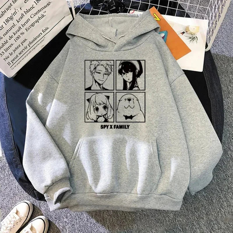 Spy x Family Anya Forger Kawaii Anime Graphic Hoodie – Harajuku Pullover 4