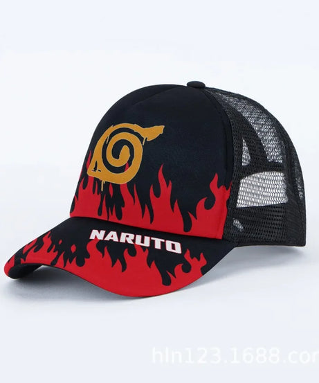 Anime Naruto Baseball Cap Summer Beach Sun Hat Uchiha Itachi Sharingan Eye Cosplay Adjustable Sport Cap for Children Gifts
