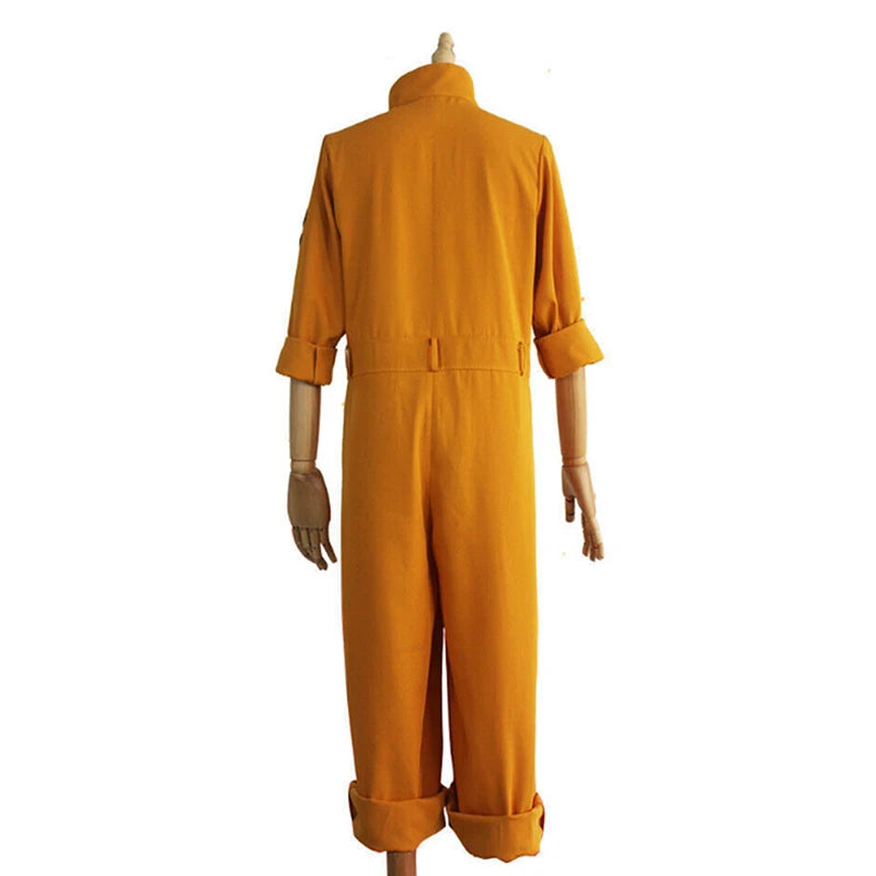 Anime Fire Force Shinra Kusakabe Cosplay Costume Jumpsuit Jumpsuit Orange Team Uniform Suit Arthur Boyle Man Halloween Costume
