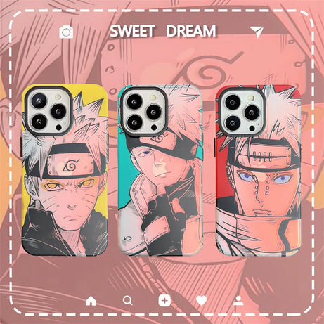 Anime Naruto Kawai Hatake Kakashi Pain Uzumaki Naruto Iphone14 Iphone13Promax Cute Phone Case Cover