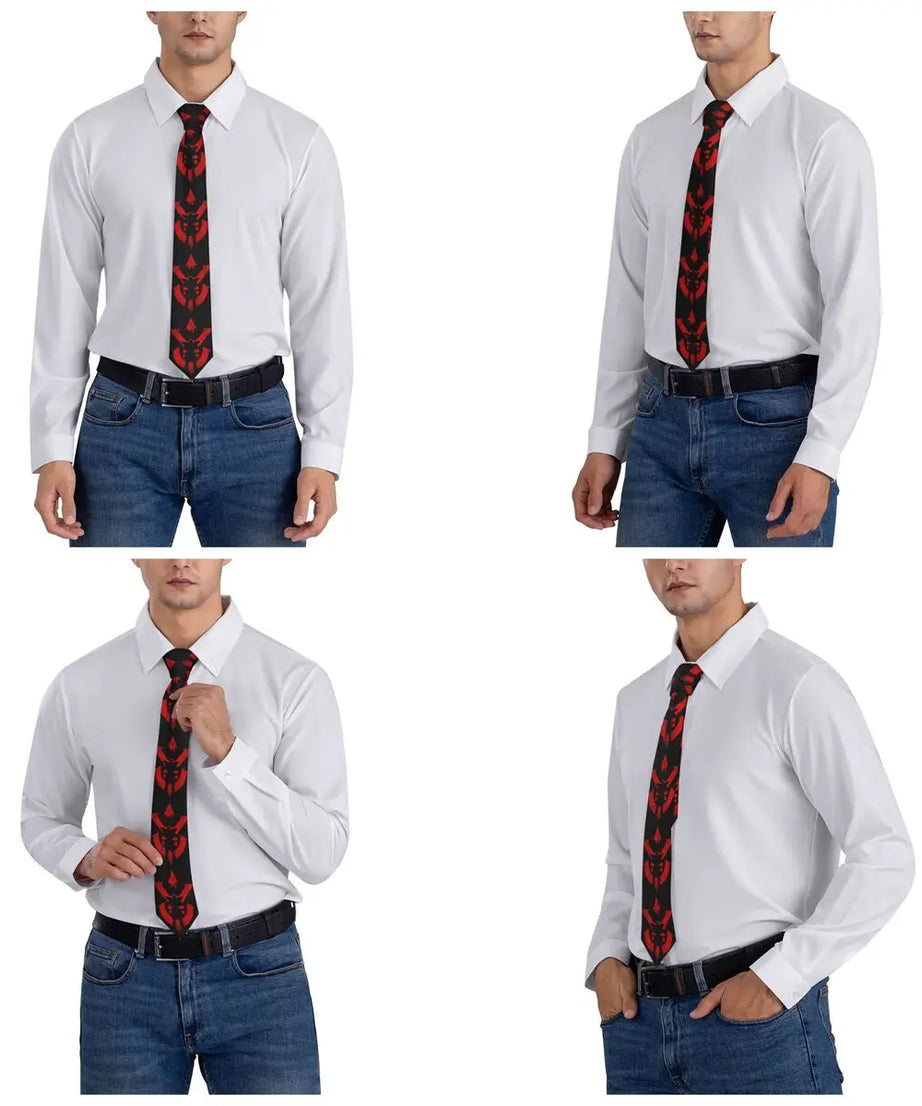 Vegeta Royal Saiyan Symbol Necktie – Dragon Ball Z Slim 8cm Unisex Tie