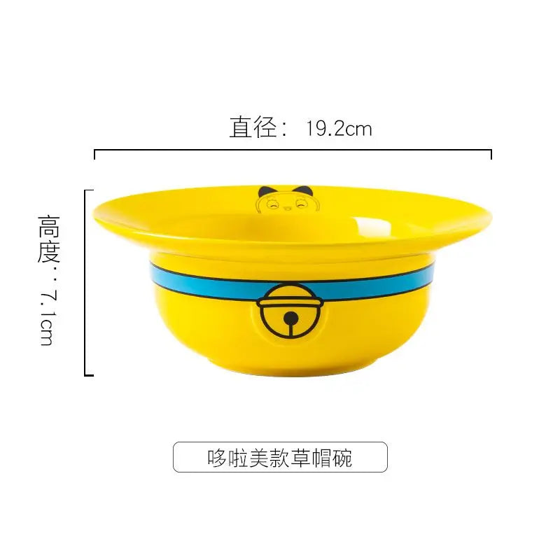 Doraemon Ceramic Bowl — Cute Anime Tableware 8