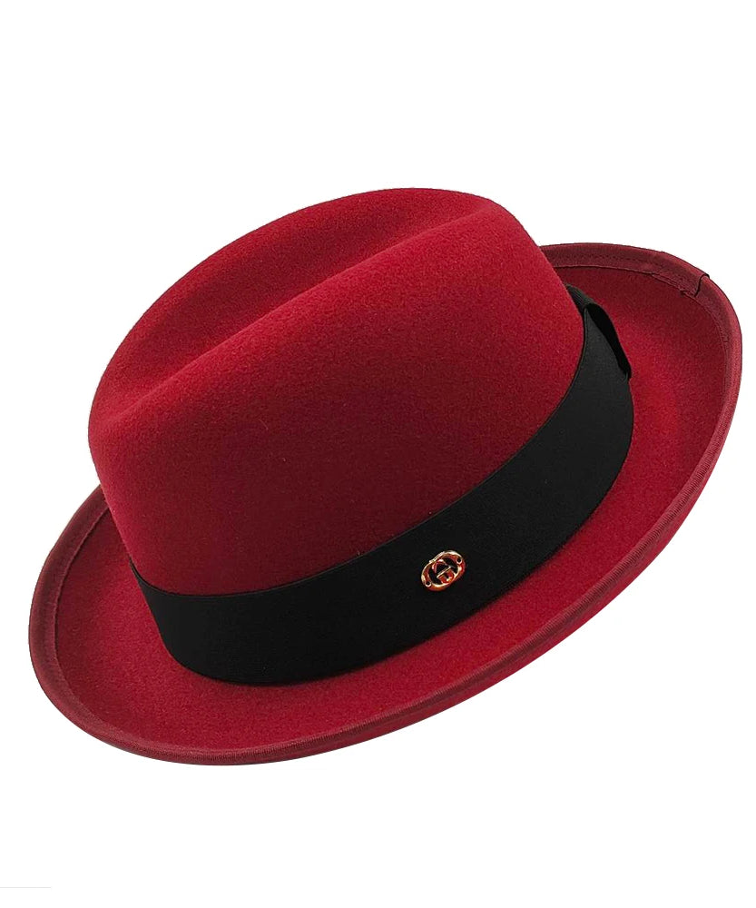 NEW Pork pie hat brim men women Fedora classic gentleman bowler hat cosplay derby bowler English hat panama jazz hat wholesale