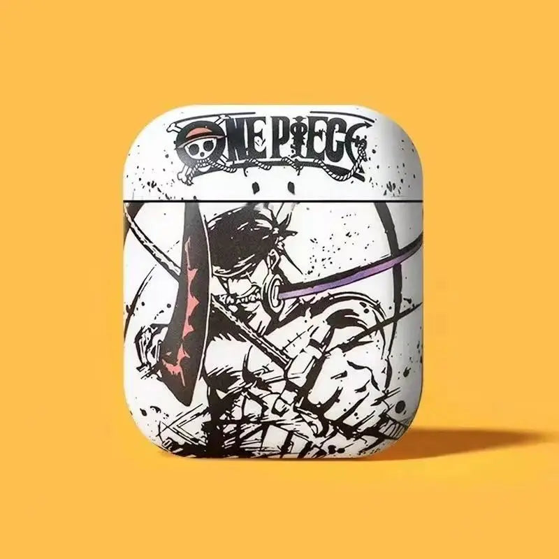 Anime One Piece Luffy Zoro Airpods Pro 2 Smart Cover Airpods 1/2/3 Protective Case for Iphone Bluetooth Earphones
