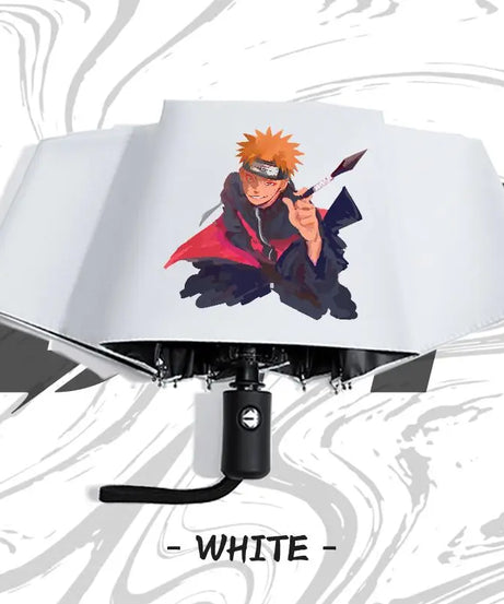 Naruto anime peripheral automatic umbrella Naruto Namikaze Minato Uchiha Itachi Kakashi Haruno Sakura sunshade umbrella gift