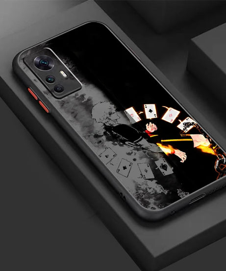 Blue Lock Frosted Anime Case – Cool Translucent Back Cover for Xiaomi Mi Series