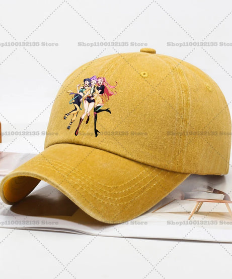 Kpop Demon Hunteres Baseball Cap for Girls Boys Summer Adjustable Sun Hat Anime Cute Retro Sunbonnet Adult Women Headgear Gift