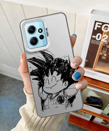 Cute Dragon Ball Goku Shell Phone Case for Xiaomi Redmi Note 10s 10 11 Pro 12 13 14 Pro Plus 11s